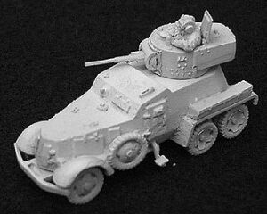 Ba 6 Armored Car with TC Figure