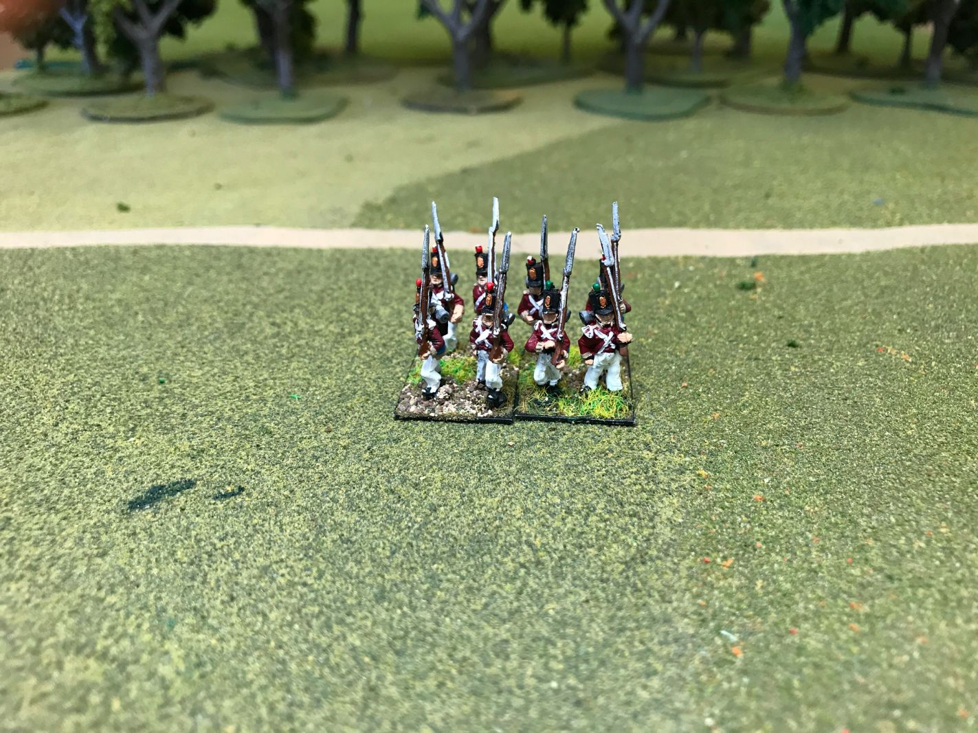 British Flank Co. March Attack