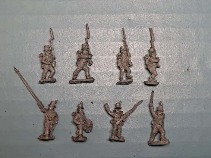British Line Infantry March Attack in Top Hat