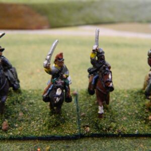 Confederate Cavalry With Sabers-front