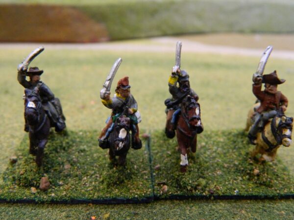 Confederate Cavalry With Sabers-front