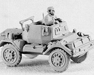 Daimler Dingo Scout and Command Car with TC Figure