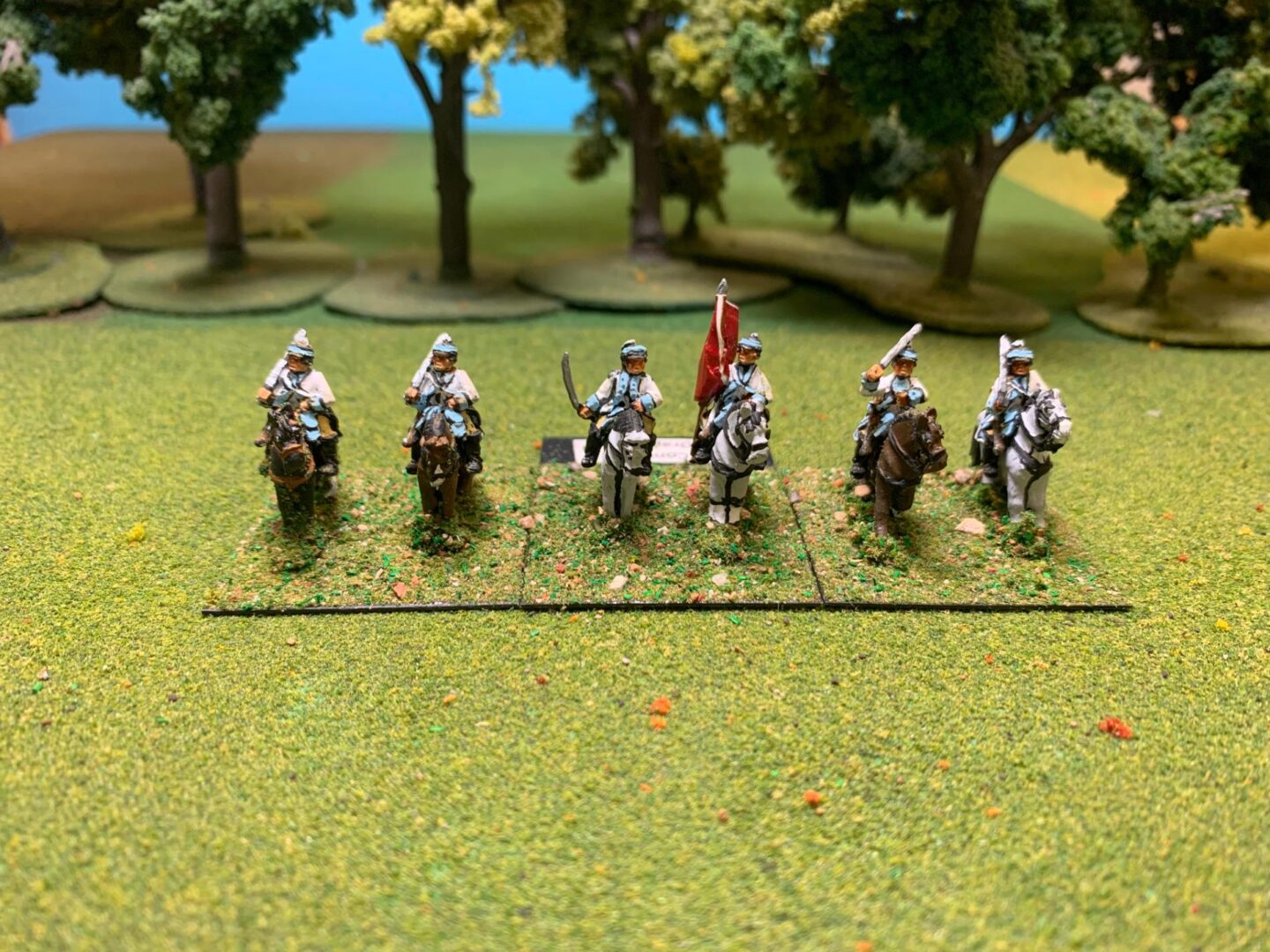 Continental Light Dragoons 3rd Regiment With Command