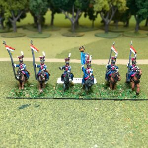 French Guard Lancers with Lances