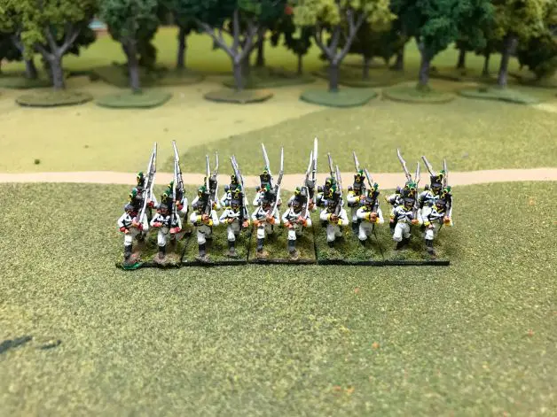 German Infantry March Attack