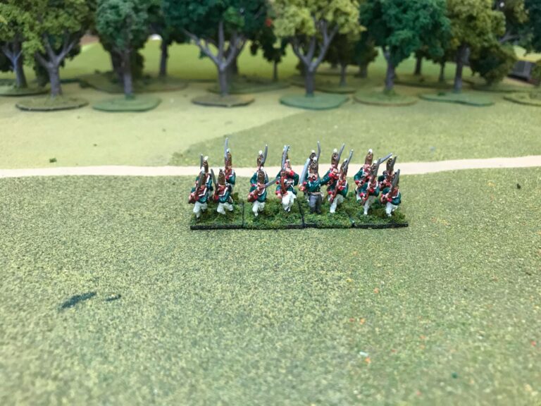 Russian Pavlov Grenadiers With Command - 19th Century Miniatures