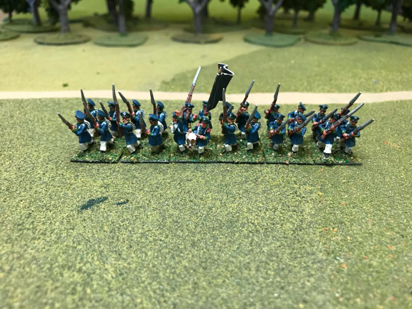 Prussian Silesian Landwehr With Command