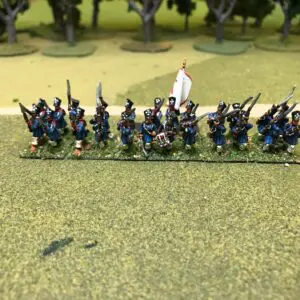 Prussian Landwehr With Command