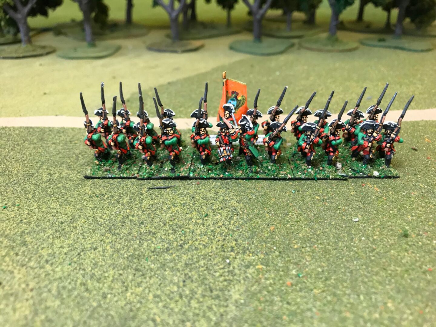 Russian SYW Musketeers Defending