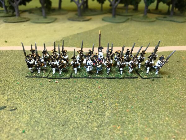 French SYW Musketeers & Grenadiers Front Turnbacks