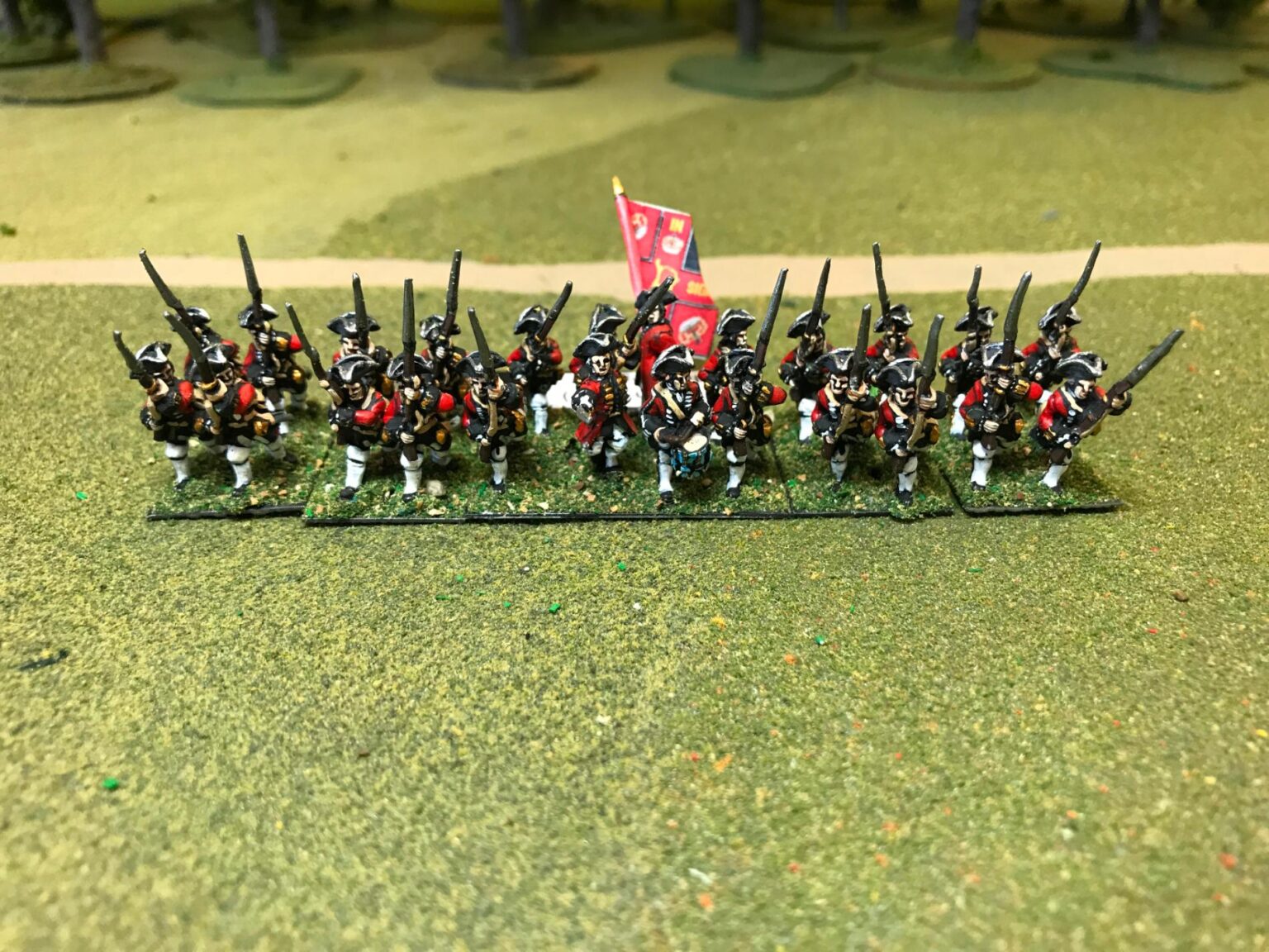 French SYW Musketeers & Grenadiers Front & Back Turnbacks - 19th ...