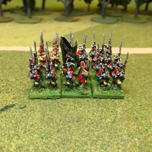 Hanovarian SYW Infantry with Cmd and Grenadiers