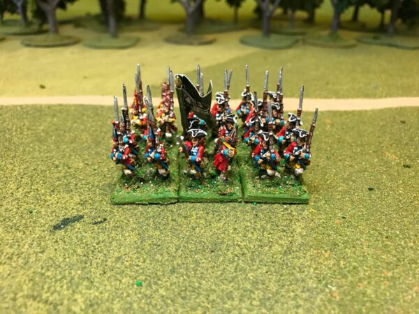 Hanovarian SYW Infantry with Cmd and Grenadiers