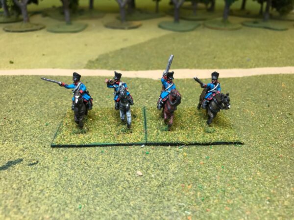 Prussian Dragoons Charging With Command