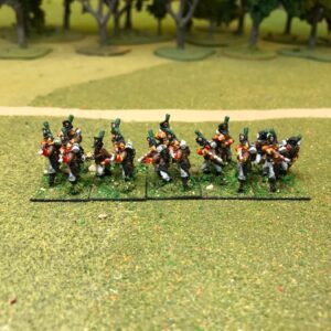 Portugese Light Infantry Skirmishing With Command