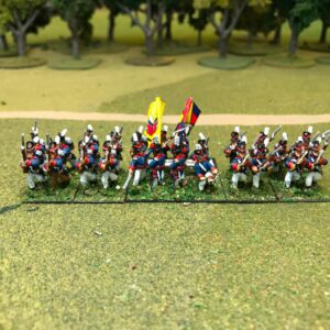 Portugese Line Infantry Advancing With Command