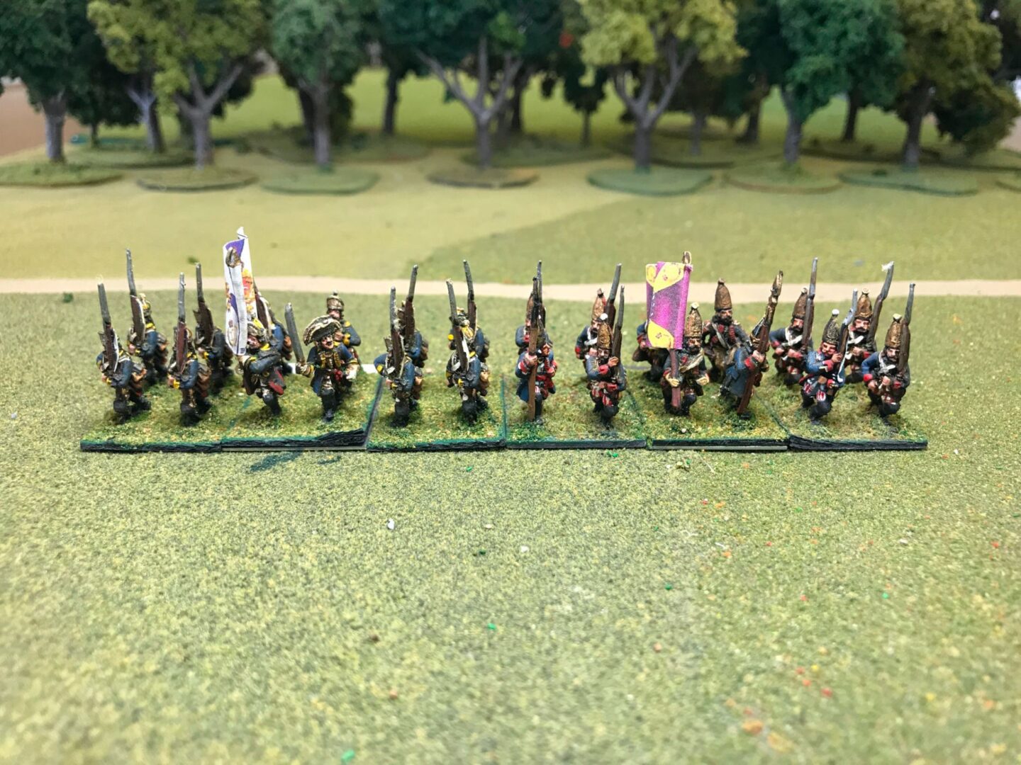 Hessian Fusiliers With Command