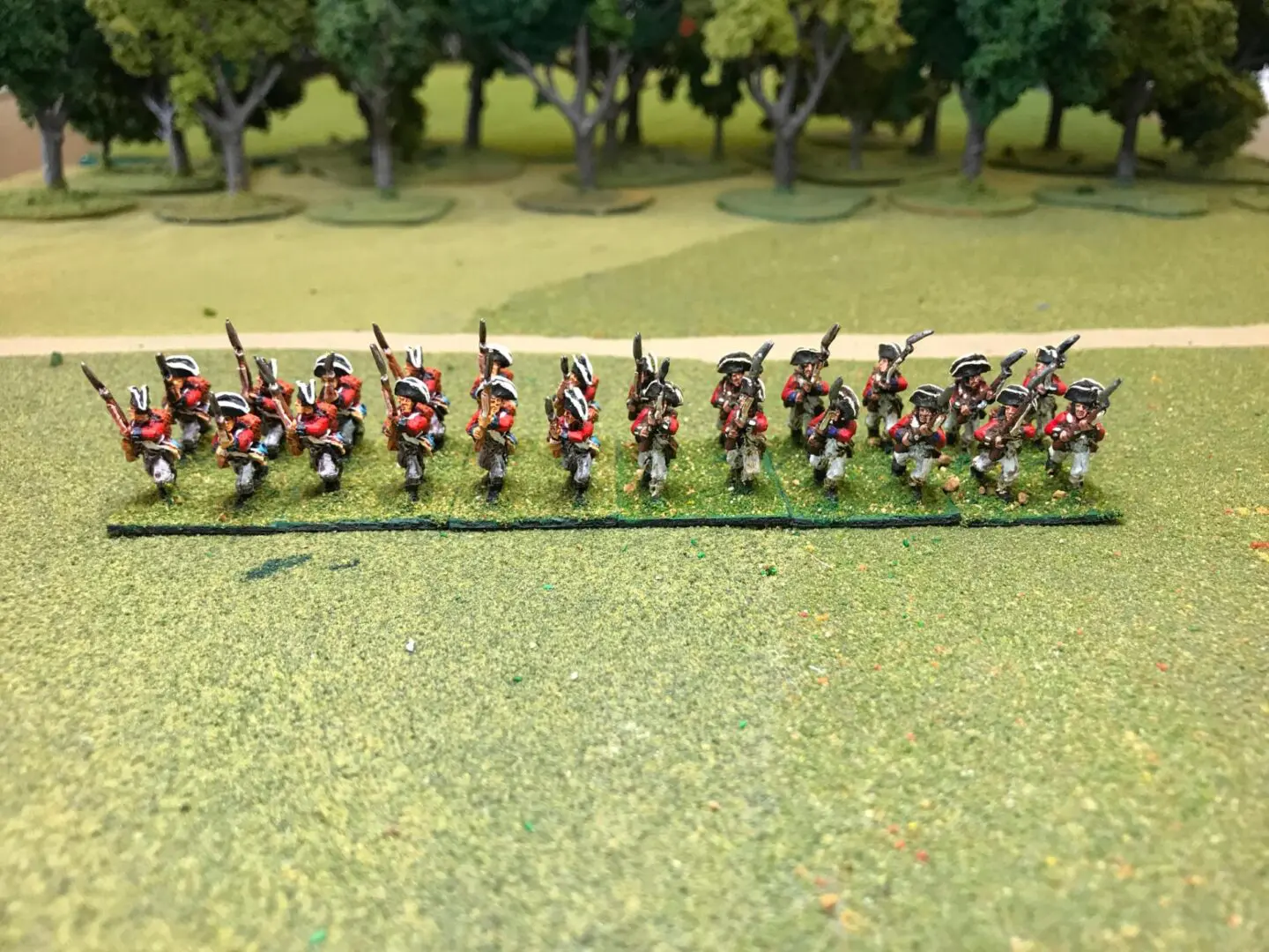 British Line Advancing w/Cmd