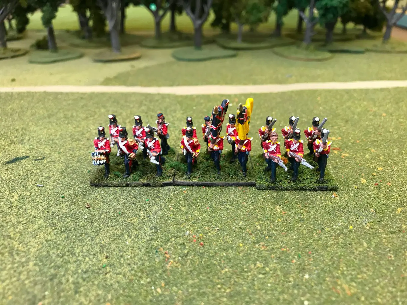 Infantry Coatee and Albert Shako Advancing