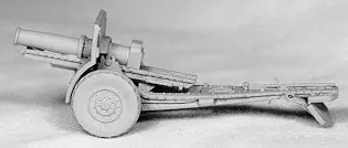 M1918A3 155mm Howitzer with Rubber Tires