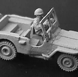 M38 Jeep with .50 Cal MG On Pedestal Mount and Dvr.
