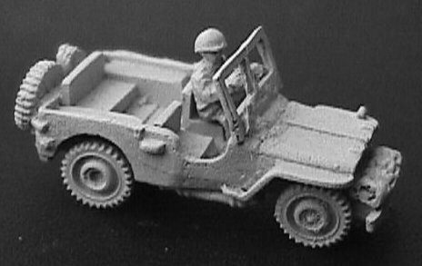 M38 Jeep with .50 Cal MG On Pedestal Mount and Dvr.