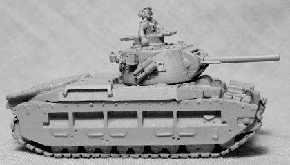 Matilda II Close Support Tank With 3-inch Howitzer