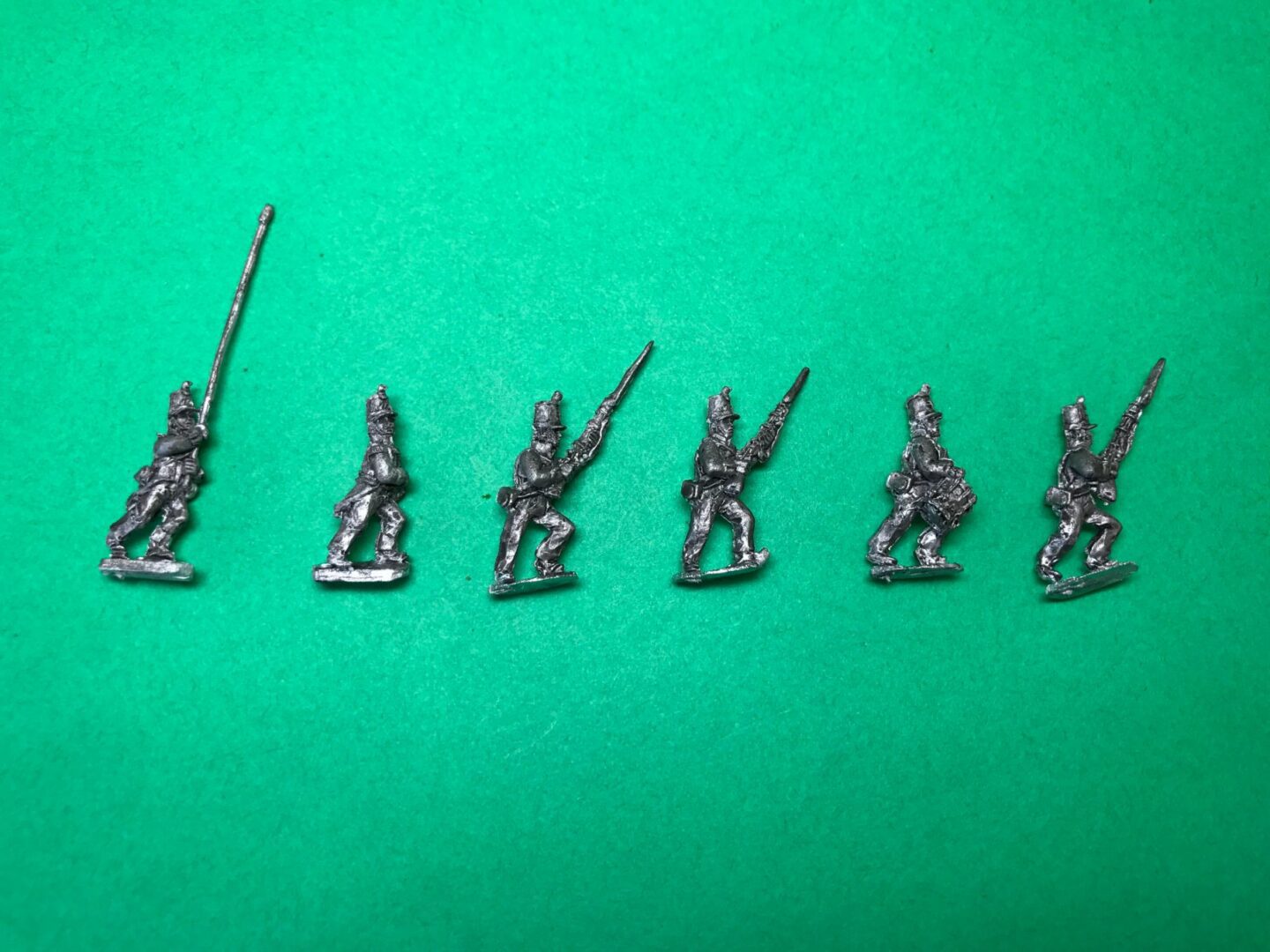 Mexican Line Infantry In Shako Advancing