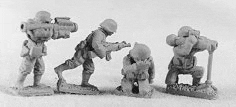 Modern 1980's Infantry Advancing