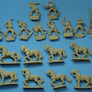 Mounted Moss Troopers With Command