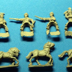 Mounted Cossacks With Melee Weapons
