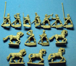 Later Dragoons With Muskets - 19th Century Miniatures