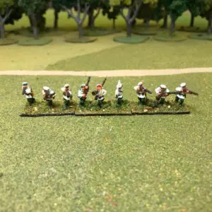 Russian Infantry Advancing With Command