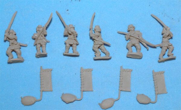Heavy Infantry With No-Dachi And Naginata
