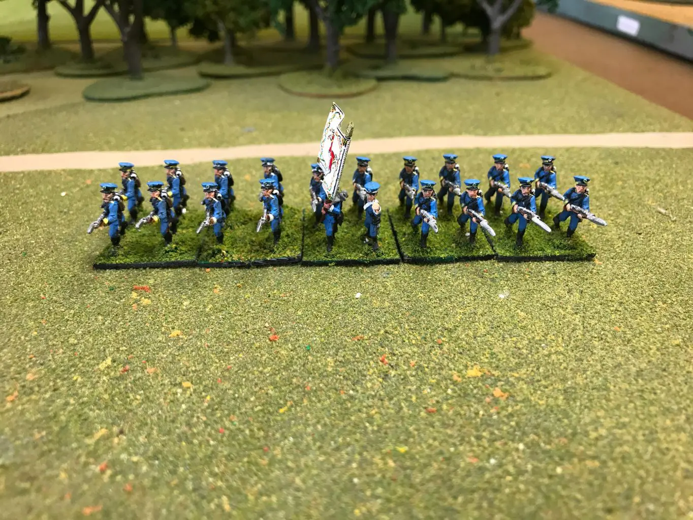 Saxon Infantry Jagers Charging 1866