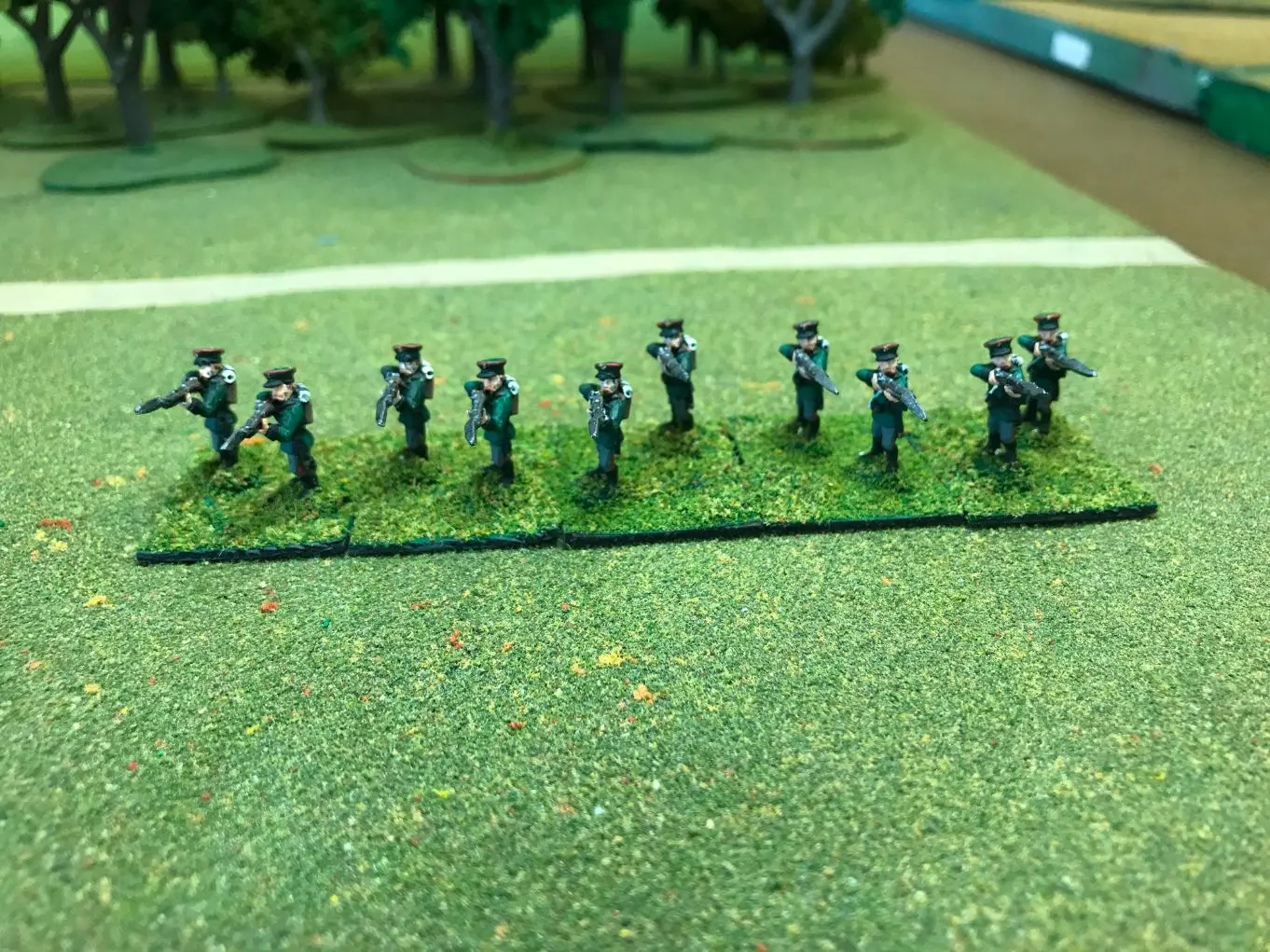 Saxon Infantry Jagers Firing 1866