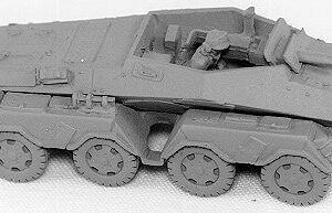 Sdkfz 233 8 Wheel Arm Car with 7.5cm L/24 Howitzer