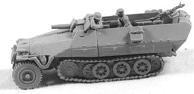 Sdkfz - 251/9 Htrk. with 7.5cm L/24 How