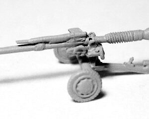 Soviet Modern 82mm Recoiless Rifle With Wheeled Carriage