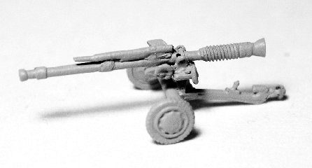 Soviet Modern 82mm Recoiless Rifle With Wheeled Carriage