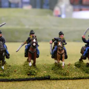 Union Cavalry with Sabers-front