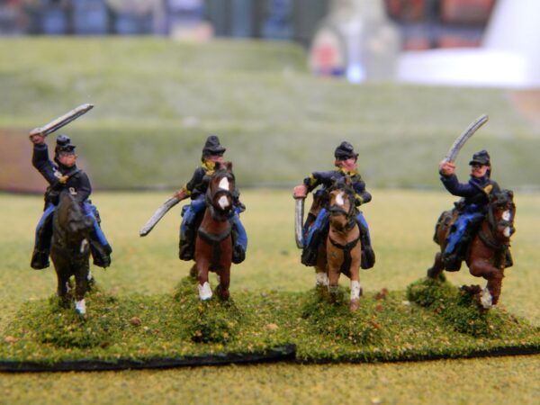 Union Cavalry with Sabers-front