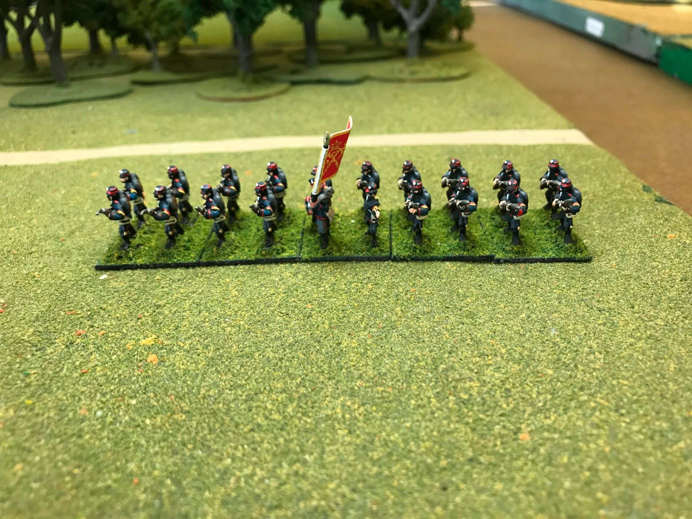 Wurttemburg Infantry Advancing
